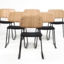 Iskos-Berlin for HAY. Six dining chairs / stacking chairs, model Soft Edge (6)