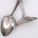Georg Jensen. Dåbsgaver af sterlingsølv, ske og `skub-opper´ (2)