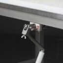 Inventar fra Irma. Industrielt slagterbord / køkkenbord af rustfrit stål