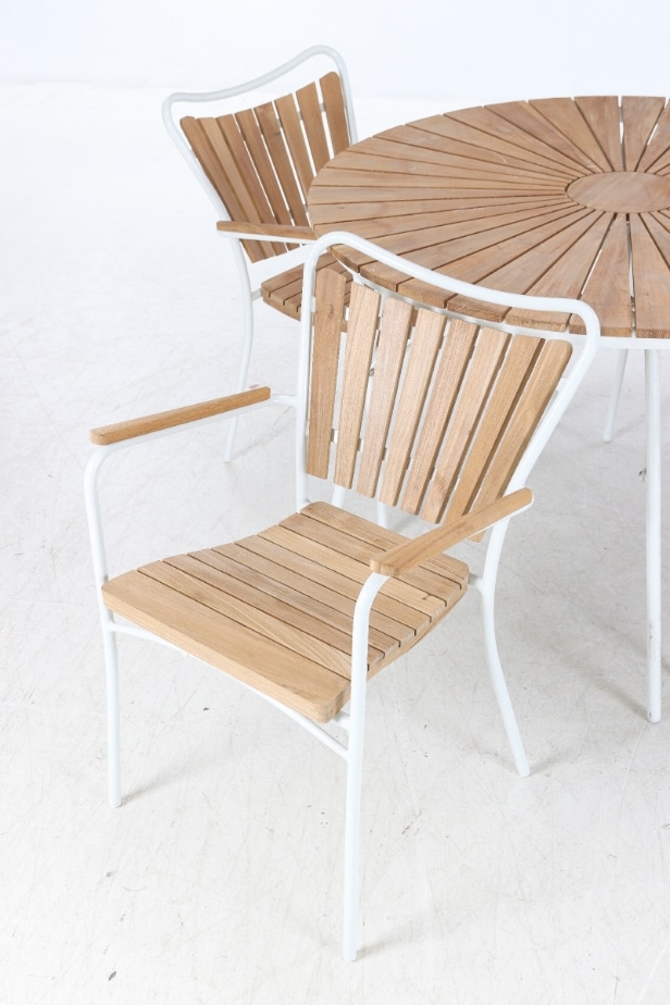 Cinas. Garden table and four chairs - Model Ellen (5)