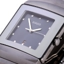 Rado. 'DiaStar' ceramic men's wristwatch