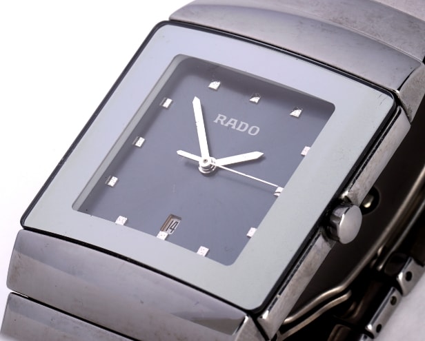 Rado. 'DiaStar' ceramic men's wristwatch