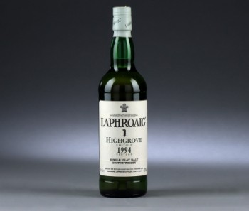 Whisky. Sjælden Laphroaig Highgrove 1994 single Islay malt 40%