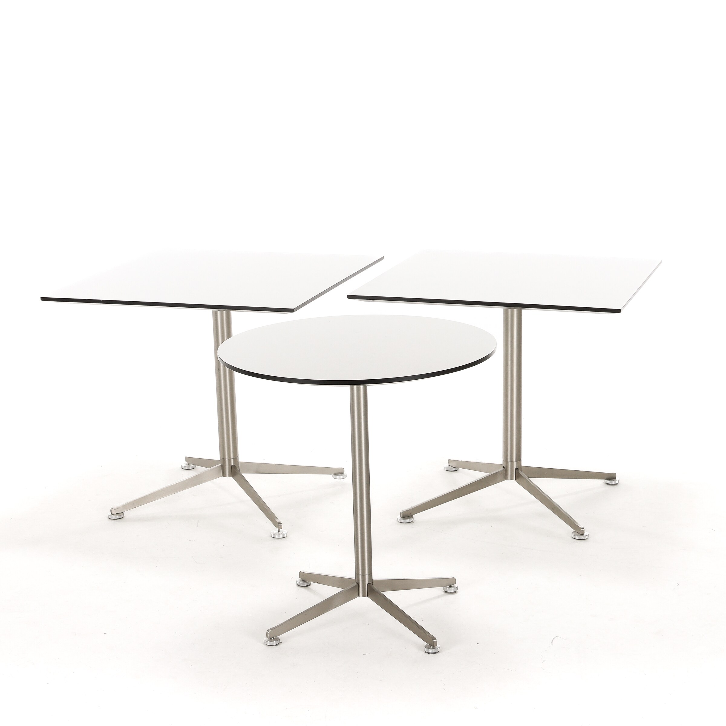 Paul Leroy for Paustian. 3 x 'Spinal Table' café tables / dining tables ...
