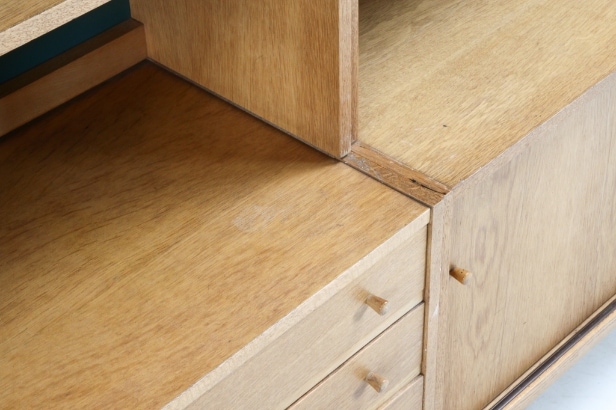 Royal Board shelving system, oak