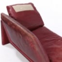 Jochen Flacke for Etienne Aigner. 'Muse' daybed in leather