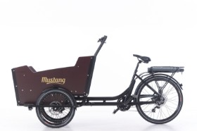 Mustang Cargo Electric el-ladcykel med 8 gear - Black