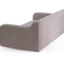 300. Audo. Sofa, grå uld, med to pyntepuder