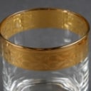 Italienske glas med guldkant (51)