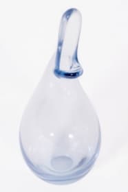 Per Lütken for Holmegaard. Næbevase af blåt glas
