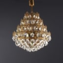 Christopher Palme for Palwa. Large crystal lamp from the 70s