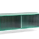 Muller Van Severen for HAY. Wall-mounted cabinet module with glass door, Colour Cabinet, green, 120 cm