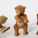 Kay Bojesen træfigurer i form af flodhest, elefant, fugle m.m (9)