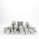 Grethe Meyer for Royal Copenhagen. 'Blåkant, rødkant samt four seasons' service af porcelæn (351)