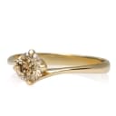 Solitaire ring in 14 kt. gold with a diamond of 0.50 ct.