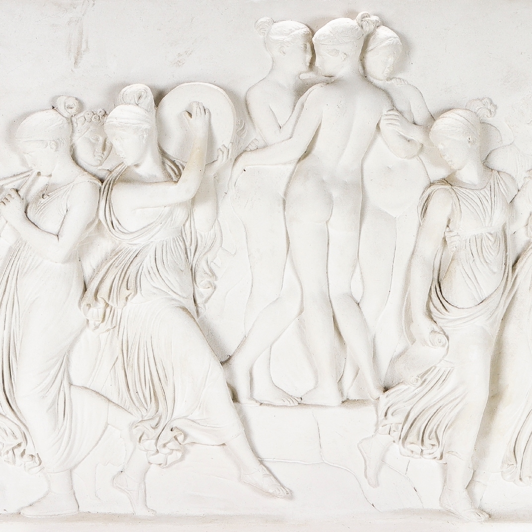 Bertel Thorvaldsen. 'Dance of the Muses on Helikon' large plaster