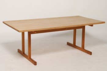 Børge Mogensen. Shakerbord / Spisebord, model 6286, massiv egetræ (3)
