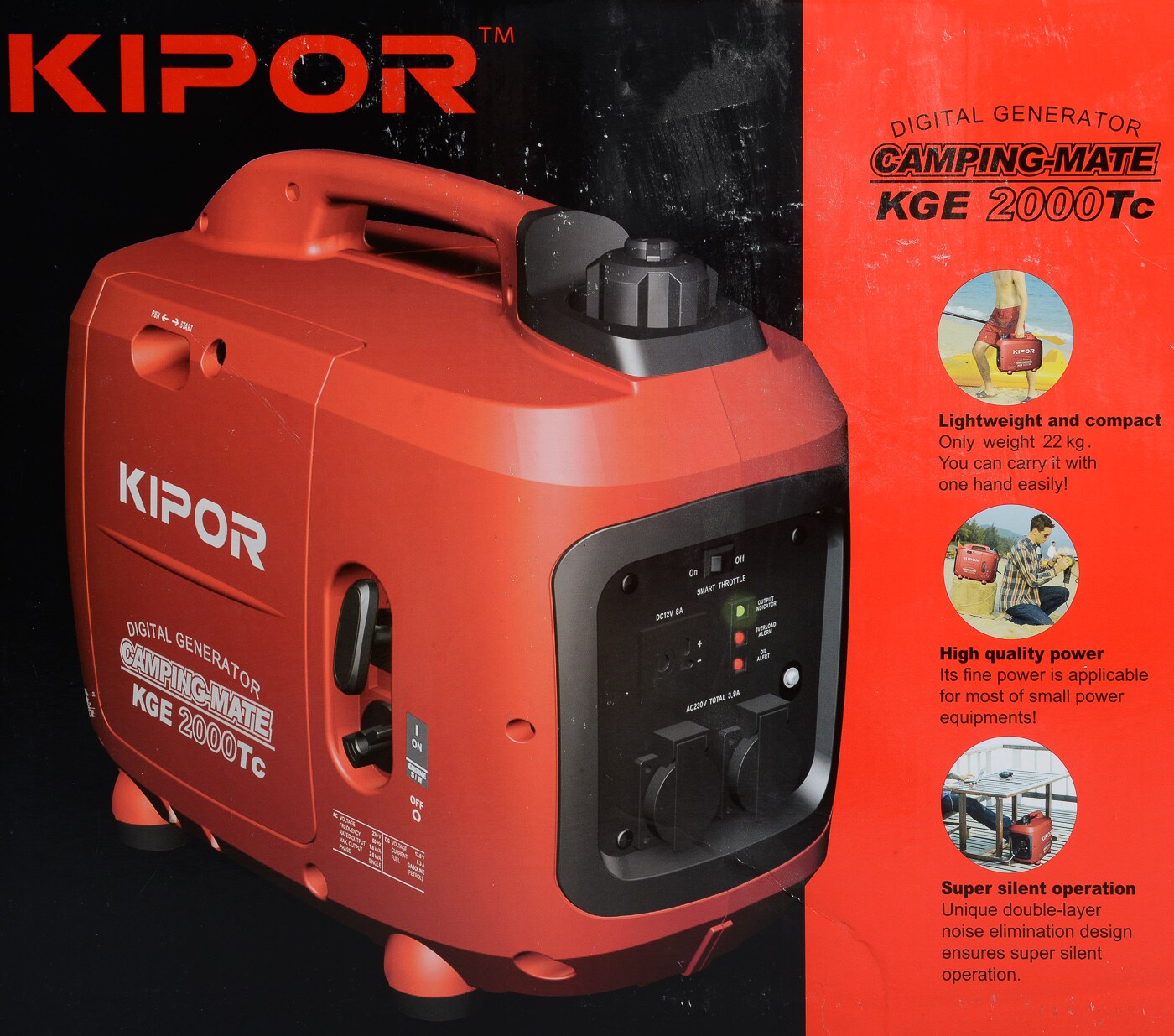 Kipor kge12e генератор