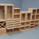 Rimme Møbelfabrik; otte moduler i bøg. Model Modulux (8)