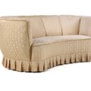 Dansk møbelproducent. To-pers. banansofa, 1940'erne