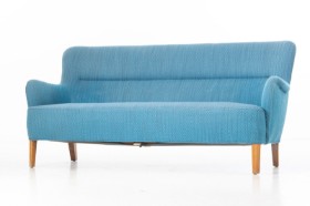 Peter Hvidt & Orla Mølgaard-Nielsen for Fritz Hansen. Tre-pers. sofa, model '1747'