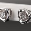 Diamonds by Frisenholm. A pair of diamond earrings of 9 kt. white gold. (2)