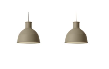 Form Us With Love for Muuto. To pendler model Unfold, olive (2)