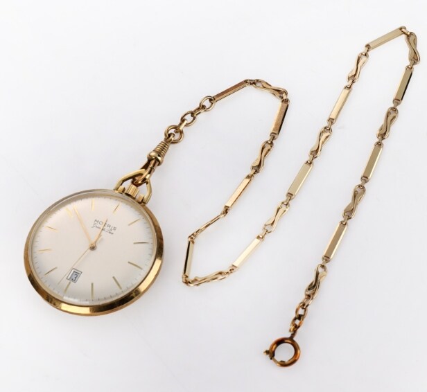 Oudin A Paris, Moeris and Mora. Collection of pocket watches in i.a. silver (6)