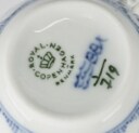 Royal Copenhagen. 'Musselmalet halvblonde' service af porcelæn (69)