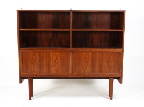 Danish furniture manufacturer. Bookshelf / bar cabinet, rosewood, 1960s