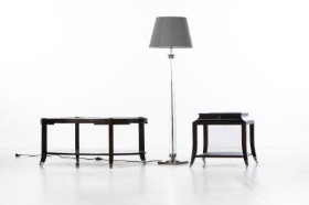 Coffee table, side table and floor lamp (3)