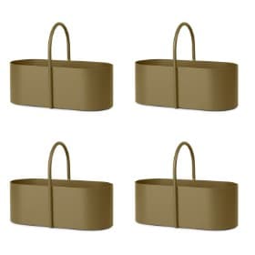 Ferm Living. 4 x 'Grip Toolbox' olive (4)