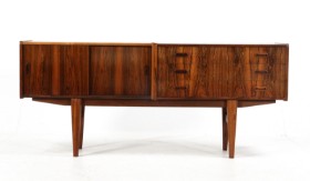 Low sideboard, rosewood, 1960s