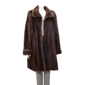 Brown Saga mink coat, approx. str. 44/46