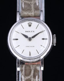 Rolex 'Precision'. Vintage dameur i 14 kt. hvidguld ref. 9488