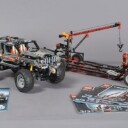 Lego Technic. Lastbil m/ anhænger samt bil, 8285 & 8297, m/ manualer (2)