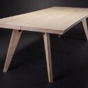 Plankebord af massiv, sæbebehandlet, dansk eg
