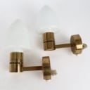 Hans-Agne Jakobsson. Wall sconces of brass and glass (5)