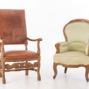 Royal chair in baroque style, etc. (2)