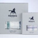 127. Hästens. Duvet cover and pillowcase, Satin Pure Black, respectively 155x220 and 50x60 cm (2)