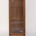 436. Klim Furniture. Display cabinet made of oiled walnut, model V301