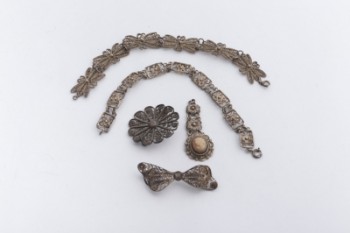 Samling filigran smykker (5)