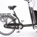 Enghouse tohjulet Long John ladcykel med Shimano-gear, mørkegrøn