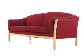 Danish furniture manufacturer. Three-person sofa