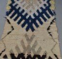 Marrokansk Berbertæppe, uld på uld, 195x70 cm