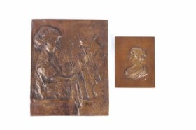 To relieffer af bruneret bronze (2)