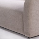 300. Audo. Sofa, grå uld, med to pyntepuder