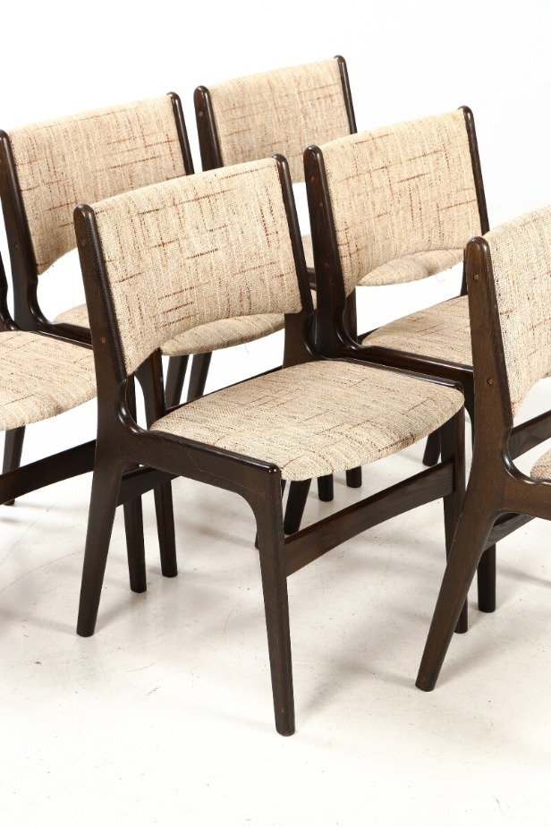 Erik Buch. Seks spisestole, model 89. (6)