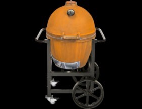 13546. Goldens' Støbejern: Superior 52 cm. Kamado grill med håndtag