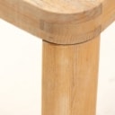 Haslev. Square coffee table w/ tiles, oak